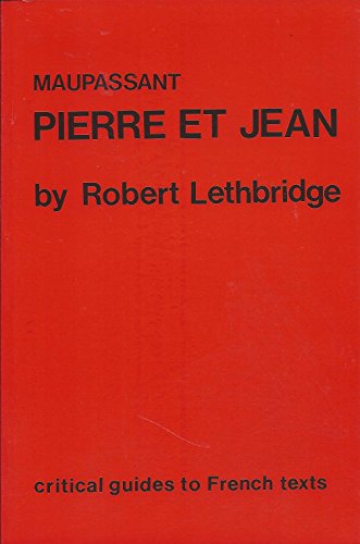 Imagen de archivo de Maupassant : "Pierre et Jean" a la venta por Better World Books