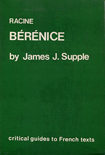 Stock image for Racine: "Berenice" for sale by Shadow Books
