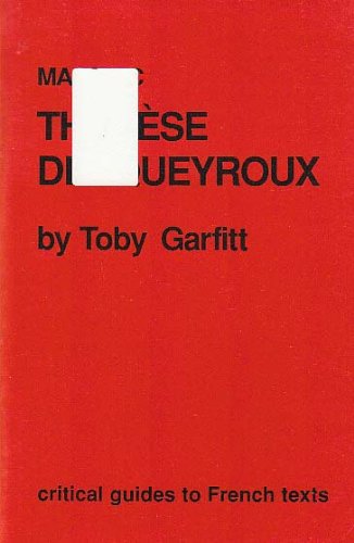 Stock image for Mauriac: "Therese Desqueyroux" for sale by WorldofBooks