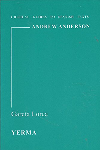Beispielbild fr Garcia Lorca: Yerma (Critical Guides to Spanish & Latin American Texts and Films) zum Verkauf von Books From California