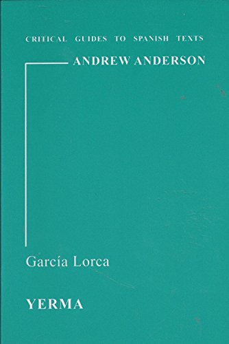 Imagen de archivo de Garcia Lorca: Yerma (Critical Guides to Spanish & Latin American Texts and Films) a la venta por Books From California