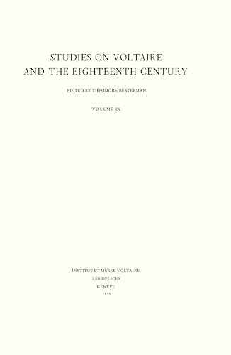 9780729400657: Voltaire's Catalogue of His Library at Ferney: edited for the first time by George R. Havens and Norman L. Torrey: 9 (Oxford University Studies in the Enlightenment)