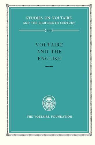 9780729401203: Voltaire and the English (Oxford University Studies in the Enlightenment 1979) (English and French Edition)