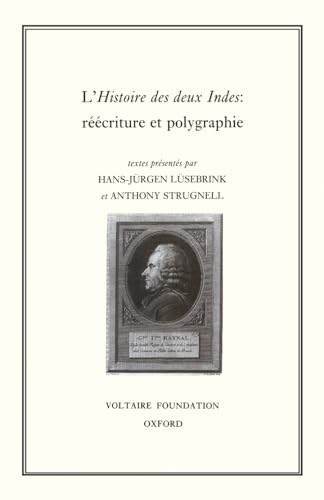 Imagen de archivo de L'Histoire Des Deux Indes a la venta por Blackwell's