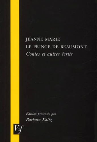 Imagen de archivo de Jeanne Marie le Prince de Beaumont, Contes et Autres Ecritsd 5 VIF a la venta por PBShop.store UK