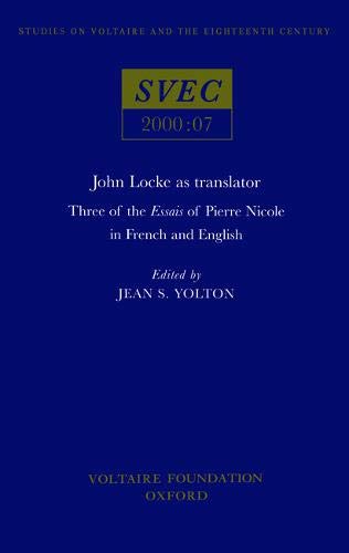 Stock image for John Locke as Translator for sale by Blackwell's