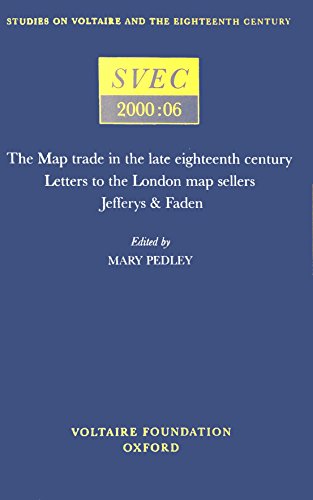 Beispielbild fr The Map Trade in the Late Eighteenth Century zum Verkauf von Blackwell's