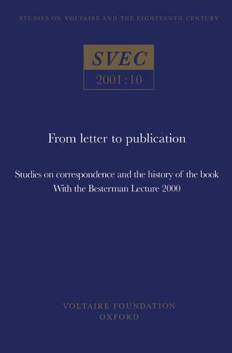 9780729407144: Voltaire's Lettres philosophiques (SVEC, October 2001): 2001:10