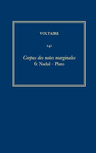 Stock image for Complete Works of Voltaire 141   Corpus des notes marginales de Voltaire 6: Nadal Plato for sale by Revaluation Books