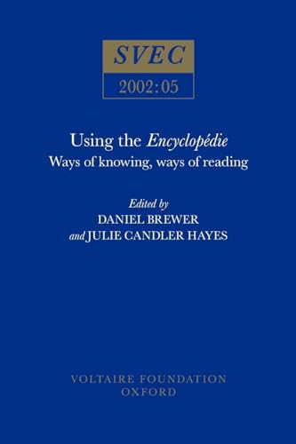 Beispielbild fr Using the Encyclopdie zum Verkauf von Blackwell's