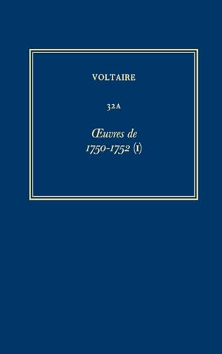 Beispielbild fr Les Oeuvres Completes De Voltaire 1750-1752 (I). 32A zum Verkauf von Zubal-Books, Since 1961