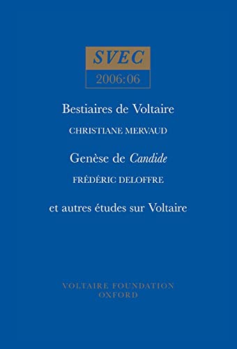 Beispielbild fr Bestiaires De Voltaire zum Verkauf von Blackwell's