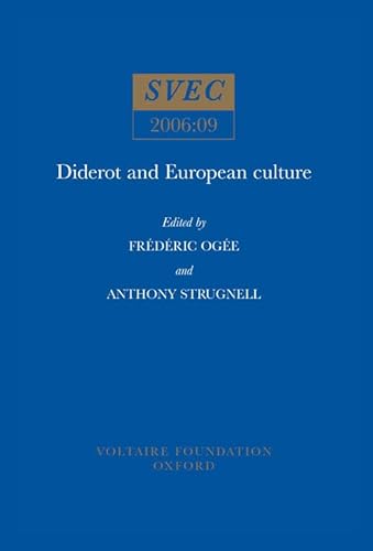 Imagen de archivo de Diderot and European Culture a la venta por Blackwell's