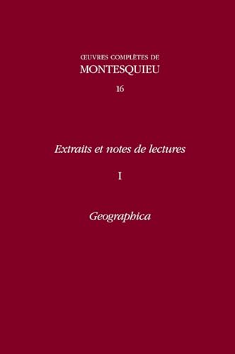 Stock image for Extraits Et Notes De Lectures : Geographica -Language: french for sale by GreatBookPrices