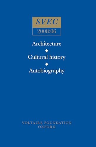 Beispielbild fr Architecture, Cultural History, Autobiography zum Verkauf von Blackwell's