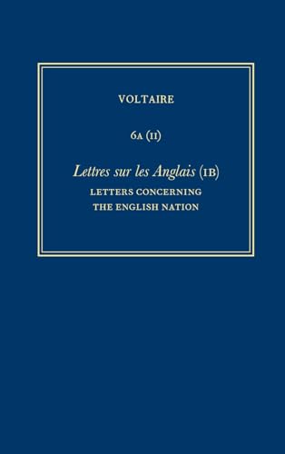 Stock image for Complete Works of Voltaire 6A (II/II) for sale by PBShop.store UK