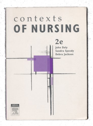 Stock image for Contexts of Nursing: An Introduction for sale by Phatpocket Limited