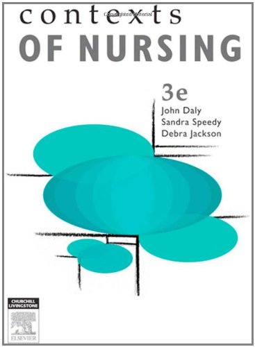 Stock image for Contexts of Nursing for sale by Better World Books Ltd