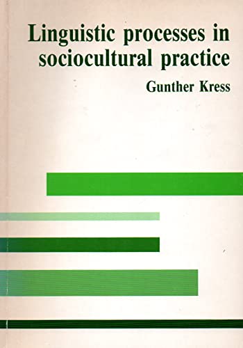 9780730003434: Linguistic Processes in Sociocultural Practice (Ecs806 Sociocultural Aspects of Language and Education)