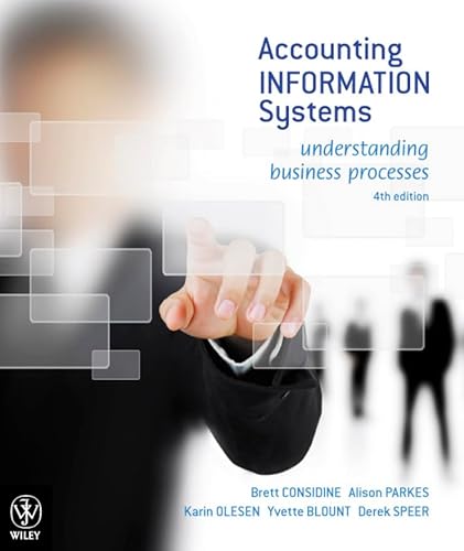 9780730302476: Accounting Information Systems Understanding Business Processes 4E