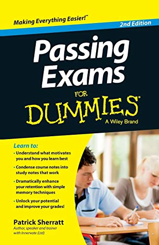 Stock image for Passing Exams for Dummies for sale by Better World Books: West