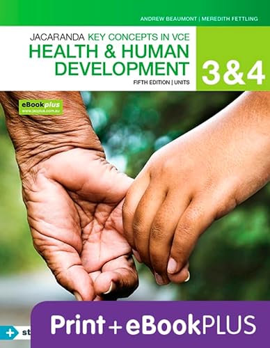 9780730346258: Key concepts VCE Health and Human development U 3&4 4E EBK & PRINT+S/ON