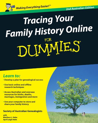 9780731409099: Tracing Your Family History Online for Dummies: Australian Edition