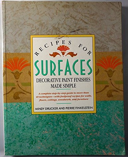 Stock image for Recipes for Surfaces for sale by Better World Books