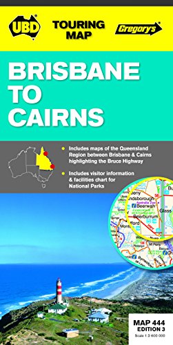 Stock image for Brisbane to Cairns Map 444 3rd ed for sale by medimops