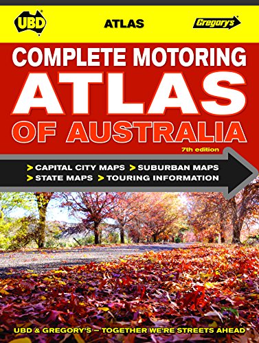 9780731927951: Complete Motoring Atlas of Australia 7th ed