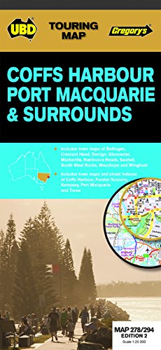 9780731930142: Coffs Harbour, Port Macquarie & Surrounds Map 278-294 2nd ed (Touring Map)