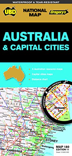 Stock image for Australia & Capital Cities 1 : 5 800 000 for sale by GreatBookPrices