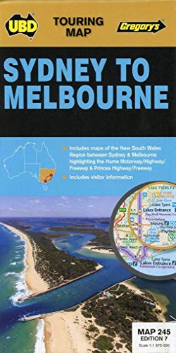 Stock image for Sydney to Melbourne NP (Touring Map) for sale by WorldofBooks