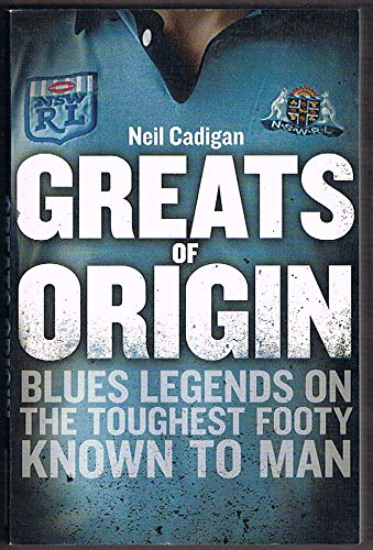 Stock image for Greats of Origin for sale by Matheson Sports International Limited