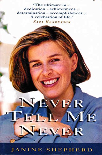 Imagen de archivo de Never Tell Me Never a la venta por Caryota Book Exchange