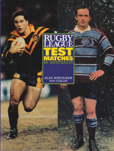 9780733303296: Rugby league test matches in Australia