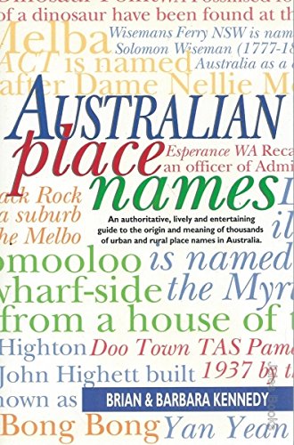 9780733604034: Australian Place Names