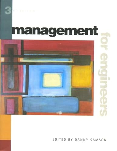 Management for Engineers (9780733907364) by Danny Samson