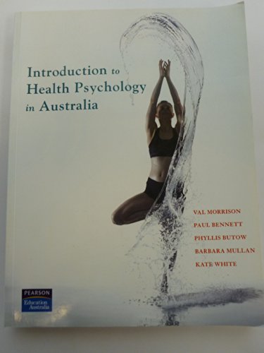Introduction to Health Psychology in Australia (9780733986642) by Phyllis Butow
