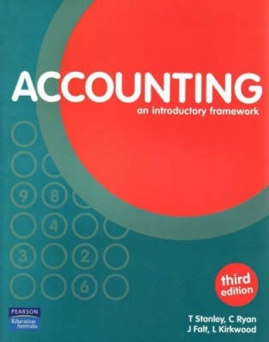 Imagen de archivo de Accounting: An Introductory Framework Student Book a la venta por Reuseabook