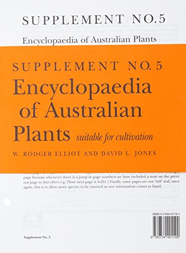 Encyclopaedia of Australian Plants: Supplement 5 (9780734401199) by Rodger Elliot