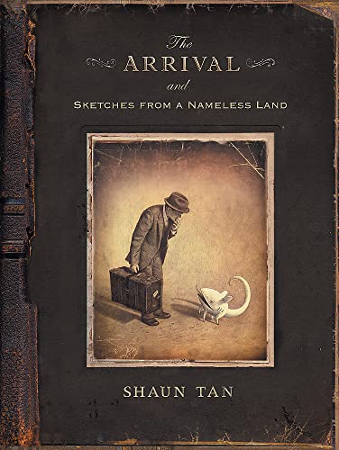 Stock image for The Arrival and Sketches from a Nameless Land >>>> A BEAUTIFUL AUSTRALIAN BOXED SET - BOTH COPIES SIGNED & DOODLED BY SHAUN TAN <<<< for sale by Zeitgeist Books
