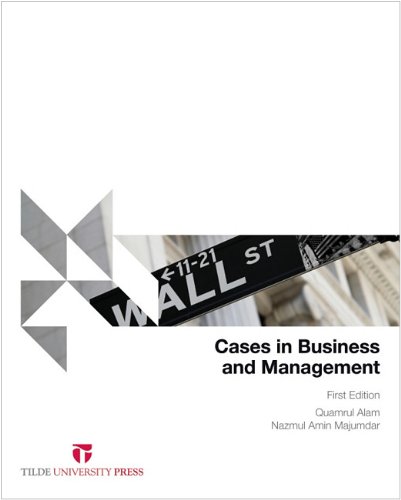 Stock image for Cases in Business and Management for sale by Hay-on-Wye Booksellers