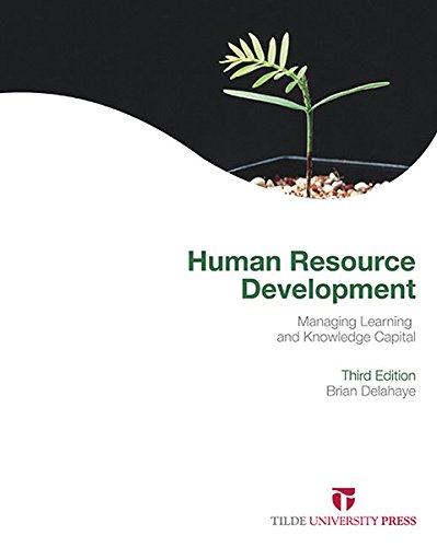 9780734611031: Human Resource Development: Managing Learning and Knowledge Capital