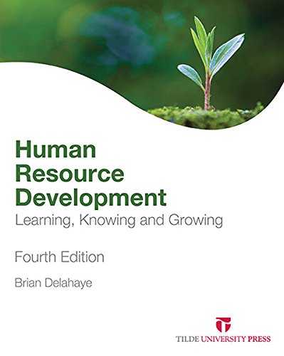 Imagen de archivo de Human Resource Development : Learning, Knowing and Growing a la venta por Better World Books