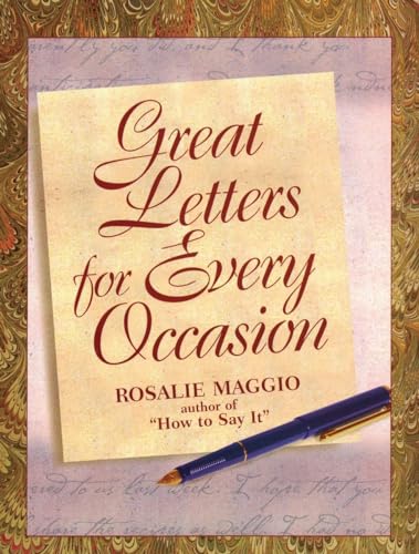 Stock image for Great Letters for Every Occasion for sale by Better World Books