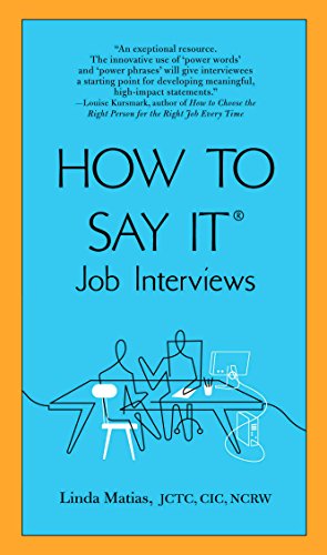 Beispielbild fr How to Say It Job Interviews zum Verkauf von Better World Books