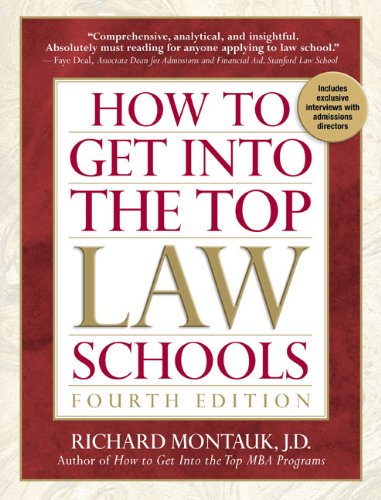 9780735204294: How to Get Into the Top Law Schools
