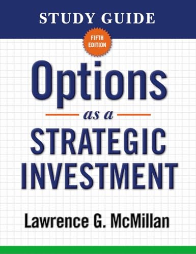 Beispielbild fr Options as a Strategic Investment Study Guide zum Verkauf von Blackwell's