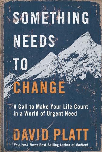 Stock image for Something Needs to Change: A Call to Make Your Life Count in a World of Urgent Need for sale by -OnTimeBooks-